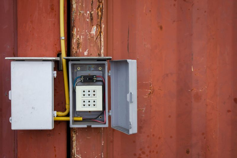 Outdoor Electrical Box with Surge Protector